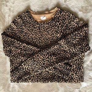 LOFT Animal Print Sweater